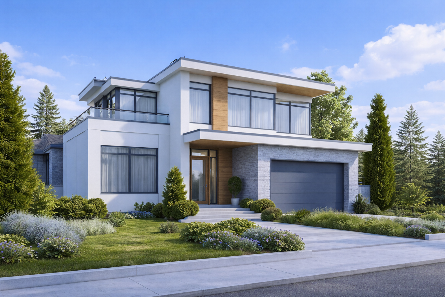Modern premium home exterior